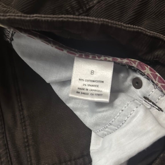 Women’s Brown flared Corduroy Pants - Picture 4 of 6